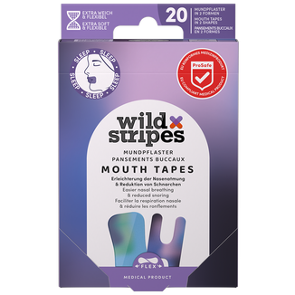 Wild Stripes Mouth Patches Sunset, plastry przeciw chrapaniu, 20 sztuk USZKODZONE OPAKOWANIE - zdjęcie produktu