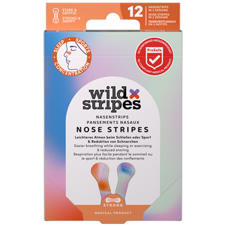 Wild Stripes Nose Patches Sunrise, plastry na nos ułatwiające oddychanie, 12 sztuk - zdjęcie produktu