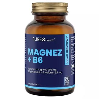 Pureo Health Magnez+B6, 60 kapsułek - zdjęcie produktu