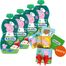 Zestaw BoboVita Świnka Peppa Mus w tubce, jabłko, po 6 miesiącu, 4 x 100 g + karty do gry memory, 24 sztuki gratis - miniaturka  zdjęcia produktu