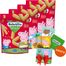 Zestaw BoboVita Świnka Peppa Ciasteczka pszenno-orkiszowe, po 1 roku, 4 x 150 g + karty do gry memory, 24 sztuki gratis - miniaturka  zdjęcia produktu