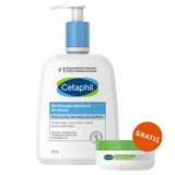 Cetaphil EM, emulsja micelarna do mycia skóry wrażliwej, dla całej rodziny, 500 ml + krem nawilżający do twarzy z kwasem hialuronowym, na noc, 48 ml gratis - miniaturka zdjęcia produktu
