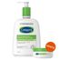 Cetaphil MD Dermoprotektor, balsam nawilżający do twarzy i ciała, skóra sucha i wrażliwa, z pompką, 500 ml + krem nawilżający do twarzy z kwasem hialuronowym, na noc, 48 ml gratis - miniaturka  zdjęcia produktu