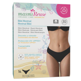 Masmi Reuse, bikini menstruacyjne, UPF 50+, czarne, rozmiar M - miniaturka zdjęcia produktu