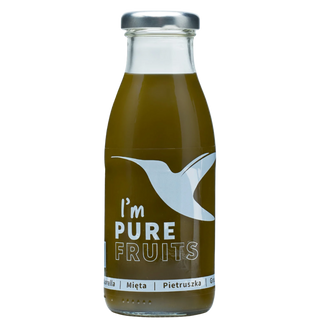 Collibre Pure Fruits, sok przecierowy, chlorella, mięta i pietruszka, 250 ml - zdjęcie produktu