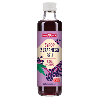 Polska Róża Syrop z czarnego bzu, 250 ml - zdjęcie produktu