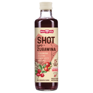 Polska Róża Shot żurawina, 250 ml KRÓTKA DATA - zdjęcie produktu