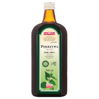 Polska Róża Pokrzywa, sok 100%, 500 ml - zdjęcie produktu