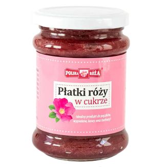 Polska Róża Płatki róży w cukrze, 320 g - zdjęcie produktu