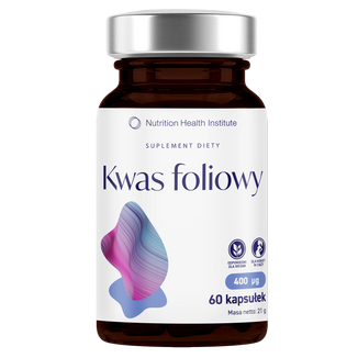 Kwas Foliowy 400 µg, 60 kapsułek - zdjęcie produktu