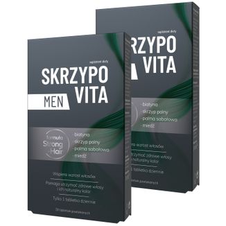 Zestaw Skrzypovita Men, 2 x 30 tabletek powlekanych - zdjęcie produktu
