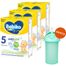 Zestaw Bebiko Junior 5 Nutriflor Expert, odżywcza formuła na bazie mleka, dla przedszkolaka, 3 x 600 g + Boon, bidon ze słomką Swig, 265 ml gratis - miniaturka  zdjęcia produktu