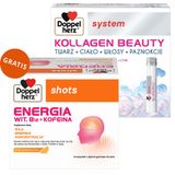 Doppelherz System Kollagen Beauty, smak liczi i melona, 25 ml x 30 ampułek + Shot Energia, wit. B12 + kofeina, 25 ml x 20 ampułek gratis Doppelherz System Kollagen Beauty, smak liczi i melona, 25 ml x 30 ampułek + Shot Energia, wit. B12 + kofeina, 25 ml x 20 ampułek gratis - miniaturka zdjęcia produktu