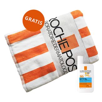 La Roche-Posay Anthelios UVMune 400 Dermo-Pediatrics, fluid ochronny do twarzy dla dzieci, SPF 50+, 50 ml + ręcznik plażowy gratis - zdjęcie produktu