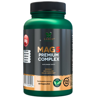 Lanco Nutritions Mag5 Premium Complex, 60 kapsułek - zdjęcie produktu