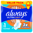 Always Ultra Day, podpaski ze skrzydełkami, Normal, 20 sztuk - miniaturka  zdjęcia produktu