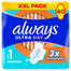 Always Ultra Day, podpaski ze skrzydełkami, Normal, 40 sztuk - miniaturka  zdjęcia produktu