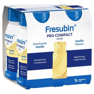 Fresubin Pro Compact Drink, preparat odżywczy, smak waniliowy, 4 x 125 ml KRÓTKA DATA - zdjęcie produktu