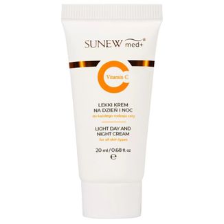 SunewMed+ Vitamin C, lekki krem na dzień i noc, każdy rodzaj cery, 20 ml - zdjęcie produktu