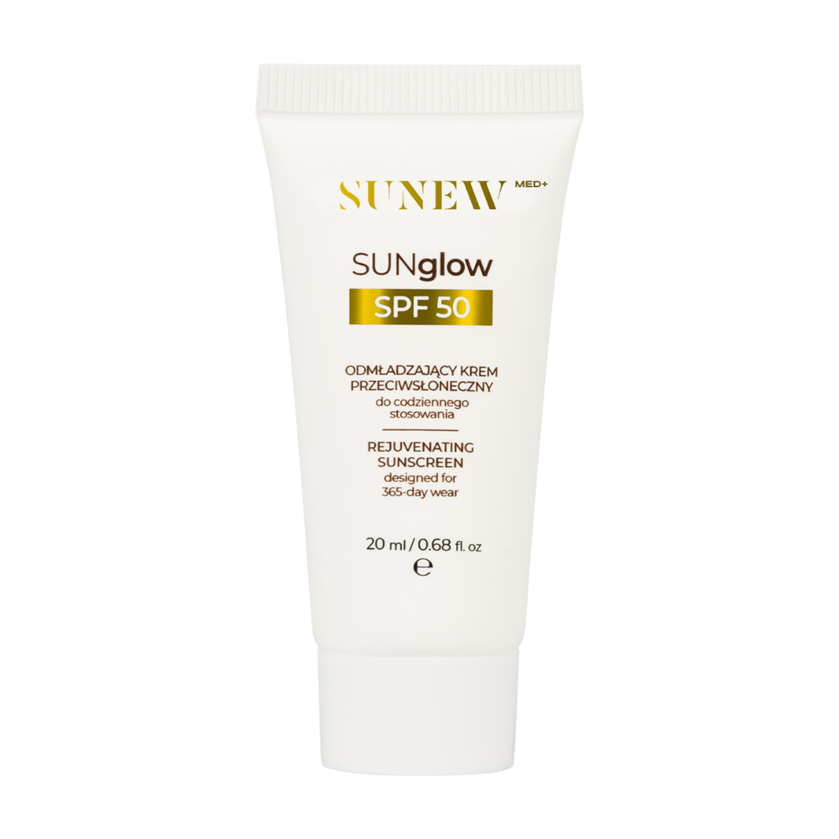 Nieznana Sunewmed+ Sunglow, odmładzający krem przeciwsłoneczny do twarzy, SPF 50, 20 ml — Składniki i ocena
