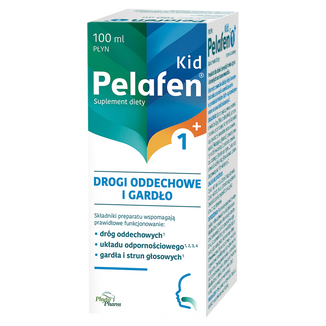 Pelafen Kid 1+, dla dzieci powyżej 1 roku, smak owocowy, 100 ml - zdjęcie produktu