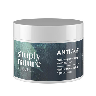 Clochee Simply Nature Anti Age, multi-regenerujący krem na noc, 50 ml - zdjęcie produktu
