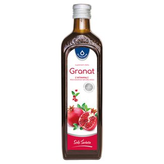 Oleofarm Soki Świata Granat z witaminą C pochodzenia naturalnego, 490 ml KRÓTKA DATA Oleofarm Soki Świata Granat z witaminą C pochodzenia naturalnego, 490 ml KRÓTKA DATA - zdjęcie produktu