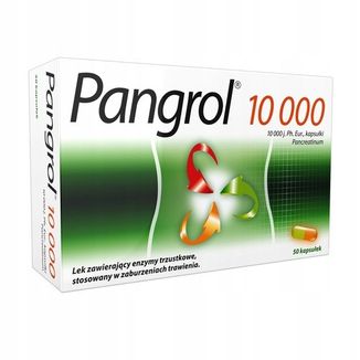 Pangrol 10000, 10000 j.Ph.Eur. lipazy, 50 kapsułek - zdjęcie produktu