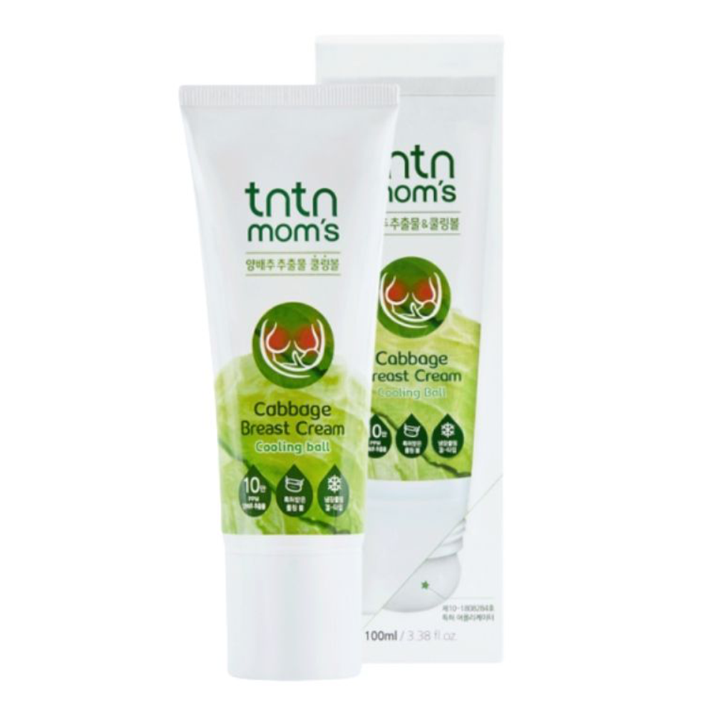 Nieznana Tntn mom's, chłodzący krem na piersi z ekstraktem z kapusty, roll-on, 100 ml