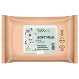 Luba Eco Family, nawilżany papier toaletowy, soft milk, 50 sztuk - miniaturka zdjęcia produktu