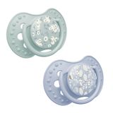 Lovi, smoczek uspokajający, silikonowy, dynamiczny, Blossom Boy, 0-6 miesięcy, 2 sztuki USZKODZONE OPAKOWANIE - miniaturka zdjęcia produktu