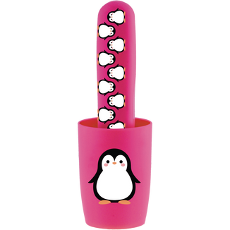 Zestaw KillyS Kid, etui na szczoteczkę + kubek, pingwinek, 1 sztuka USZKODZONE OPAKOWANIE - zdjęcie produktu