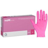 EasyCare Nitrile, rękawice nitrylowe, niejałowe, bezpudrowe, różowe, rozmiar S, 100 sztuk USZKODZONE OPAKOWANIE EasyCare Nitrile, rękawice nitrylowe, niejałowe, bezpudrowe, różowe, rozmiar S, 100 sztuk USZKODZONE OPAKOWANIE - miniaturka zdjęcia produktu