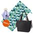 BabyOno, torba do wózka dla mamy, Best Time Ever + szybkoschnący ręcznik, 90 x 170 cm gratis + przytulanka kocyk, Blinky Cloud gratis - miniaturka  zdjęcia produktu