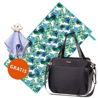 BabyOno, torba do wózka dla mamy, Coco + szybkoschnący ręcznik, 90 x 170 cm gratis + przytulanka kocyk, Blinky Cloud gratis - zdjęcie produktu