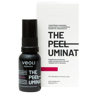 Veoli Botanica The Peeluminator, rozświetlająco-napinający peeling pod oczy, 15 ml - zdjęcie produktu