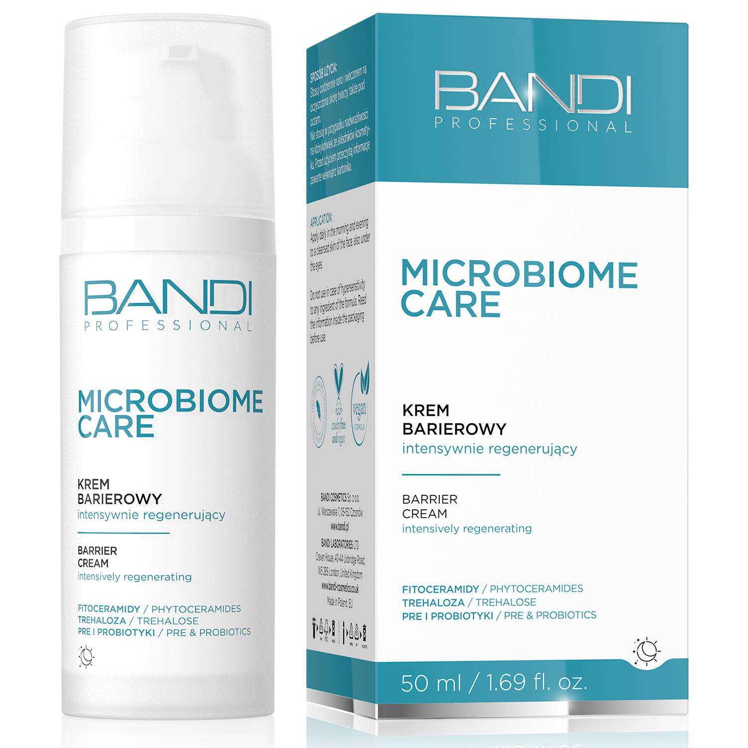 Nieznana Bandi Microbiome Care, Creme für die Hautbarriere intensiv regenerierend, 50 ml — Inhaltsstoffe und Bewertung