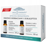 Zestaw Optima Natura Oils Therapy Apteczna Aromaterapia, drzewo herbaciane, 10 ml + eukaliptus, 10 ml - miniaturka zdjęcia produktu