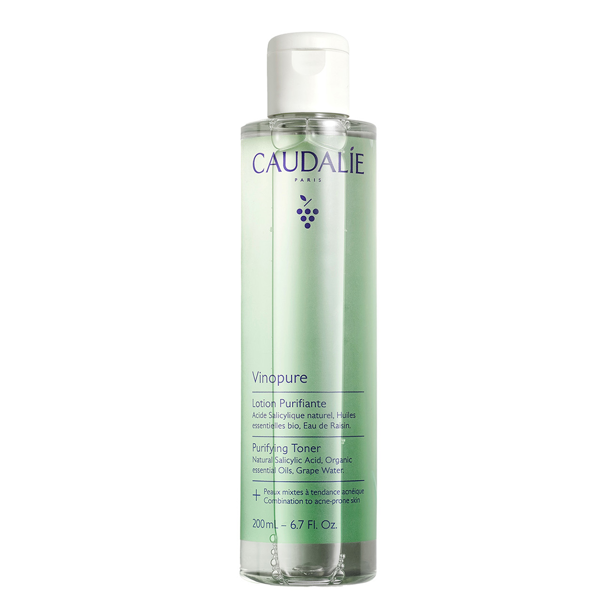 Nieznana Caudalie Vinopure, Tonikum reinigend für das Gesicht, 200 ml — Inhaltsstoffe und Bewertung