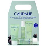Caudalie Vinopure Starter Kit, żel do mycia twarzy, 30 ml + tonik, 50 ml + serum na niedoskonałości, 10 ml + fluid matująco-nawilżający, 15 ml - miniaturka zdjęcia produktu