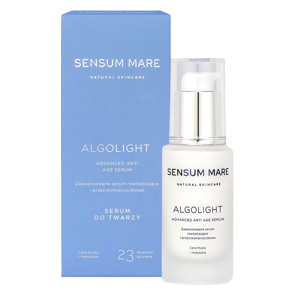 Nieznana Sensum Mare Algolight, zaawansowane serum rewitalizujące i przeciwzmarszczkowe, cera tłusta i mieszana, 30 ml