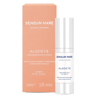 Sensum Mare Algoeye, zaawansowany, bogaty krem pod oczy o działaniu przeciwzmarszczkowym, 15 ml - zdjęcie produktu
