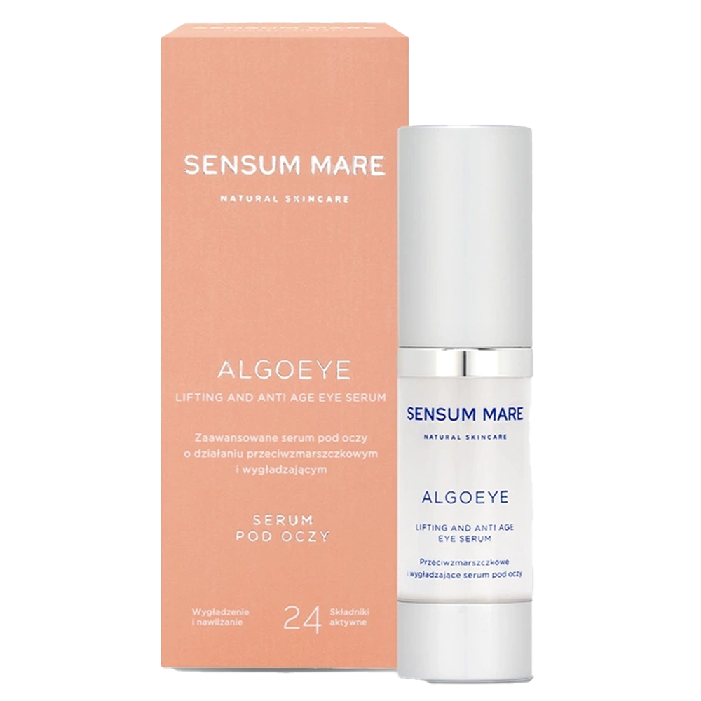 Nieznana Sensum Mare Algoeye, zaawansowane serum pod oczy o działaniu przeciwzmarszczkowym, 15 ml — Inhaltsstoffe und Bewertung