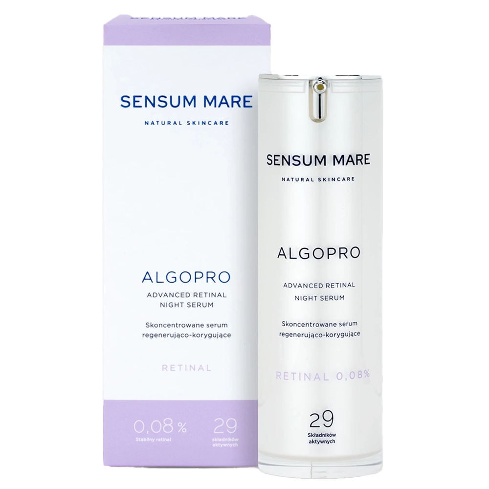 Nieznana Sensum Mare Algopro, skoncentrowane serum regenerująco-korygujące z retinalem 0,08%, 30 ml