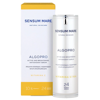 Sensum Mare Algopro, aktywnie działające, rozjaśniające serum antyoksydacyjne z witaminą C 10%, 30 ml - zdjęcie produktu