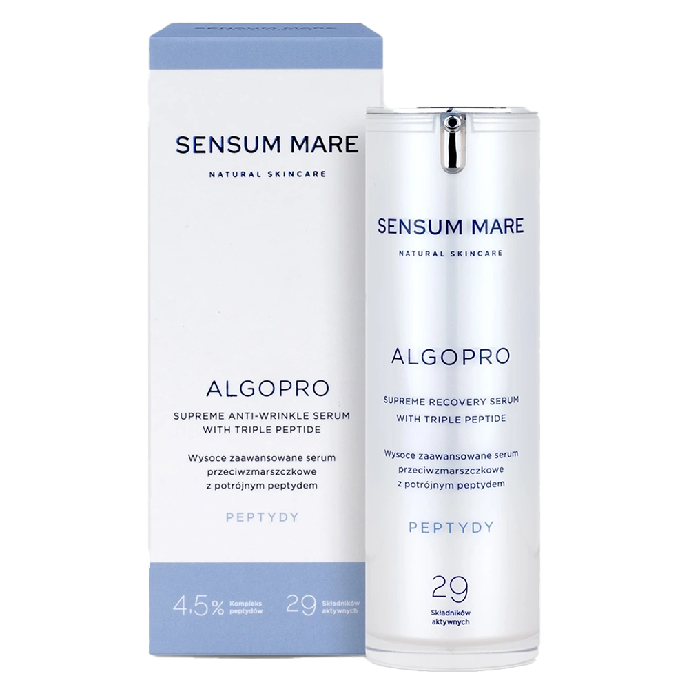 Nieznana Sensum Mare Algopro, wysoce zaawansowane serum przeciwzmarszczkowe z potrójnym peptydem, 30 ml