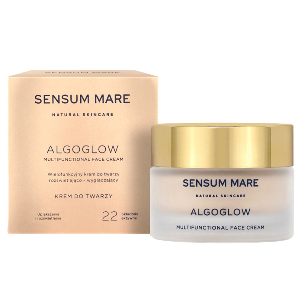 Nieznana Sensum Mare Algoglow, multifunktional Gesichtscreme strahlend-glättend, 50 ml — Inhaltsstoffe und Bewertung