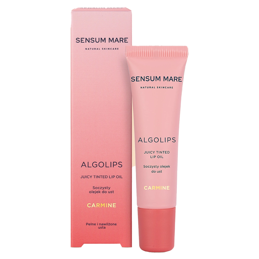 Nieznana Sensum Mare Algolips, soczysty olejek do ust, carmine, 10 ml — Inhaltsstoffe und Bewertung