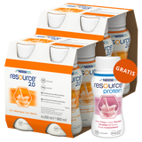 Zestaw Resource 2.0, preparat odżywczy, smak morelowy, 8 x 200 ml + smak truskawkowy, 200 ml gratis - miniaturka zdjęcia produktu