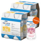 Zestaw Resource Protein, preparat odżywczy, smak waniliowy, 8 x 200 ml + smak truskawkowy, 200 ml gratis - miniaturka zdjęcia produktu